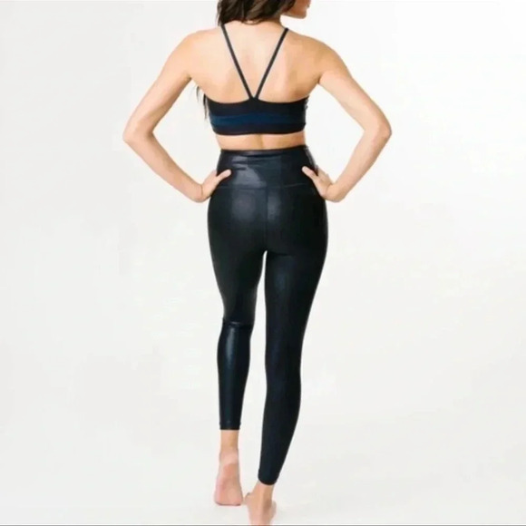 ZYIA Active Blue Twilight Luxe Hi-Rise 7/8 Legging Size 8 - Picture 3 of 13